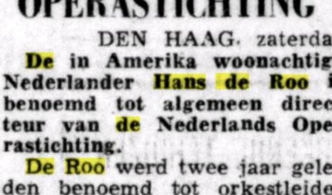 Hans de Roo